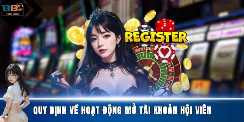 Quy định về hoạt động mở tài khoản hội viên