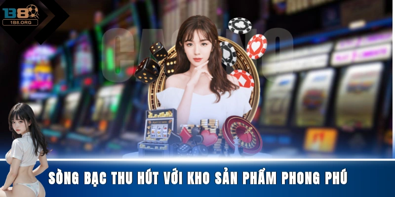 Sòng bạc thu hút với kho sản phẩm phong phú